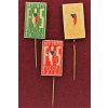 ČSSR, 3 ks pamětních sportovních odznaků FIS MS 1970, stav 1/1