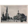 27 - Kladno, oživené náměstí, cca 1946