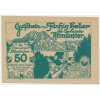 Rakousko, nouzová bankovka, 50 h, Altmünster, 1920 , luxusní stav UNC