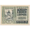 Rakousko, nouzová bankovka, 50 h, Bromberg, 1920 , luxusní stav UNC