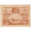 Rakousko, nouzová bankovka, 50 h, Untergaisbach, 1920 , luxusní stav UNC