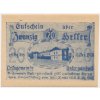 Rakousko, nouzová bankovka, 20 h, Untergaisbach, 1920, luxusní stav UNC