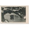 60 - Strakonicko, Lnáře, pohled z letadla, cca 1940