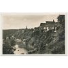 64 - Táborsko, Bechyně, pohled na klášter, zámek a okolí, cca 1945