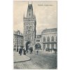 49 - Praha, oživená partie u Prašné brány, cca 1915
