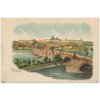 49 - Praha, Karlův most a Hradčany, cca 1906