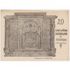 Rakousko, nouzová bankovka, 20 h, Sarmingstein, 1920,  luxusní stav UNC