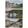 25 - Karlovy Vary, 3 - záběr, hotel Imperial, Císařské lázně, Kolonáda, cca 1916