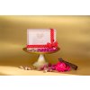 Gift box with dedication, almonds in chocolate, 200g