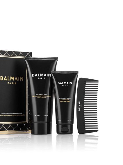 Balmain homme essentials set darkove baleni