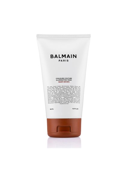 Balmain couleurs couture illuminating mask warm brown