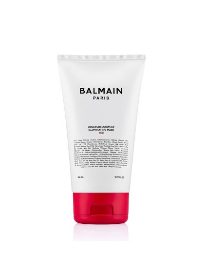 Balmain couleurs couture illuminating mask red