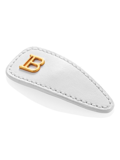 Balmain Printemps leather snap hair clip 2