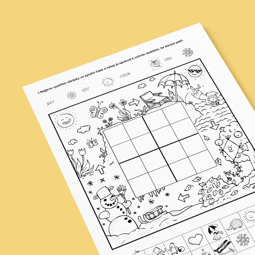 Roční období – orientace v čase a prostoru