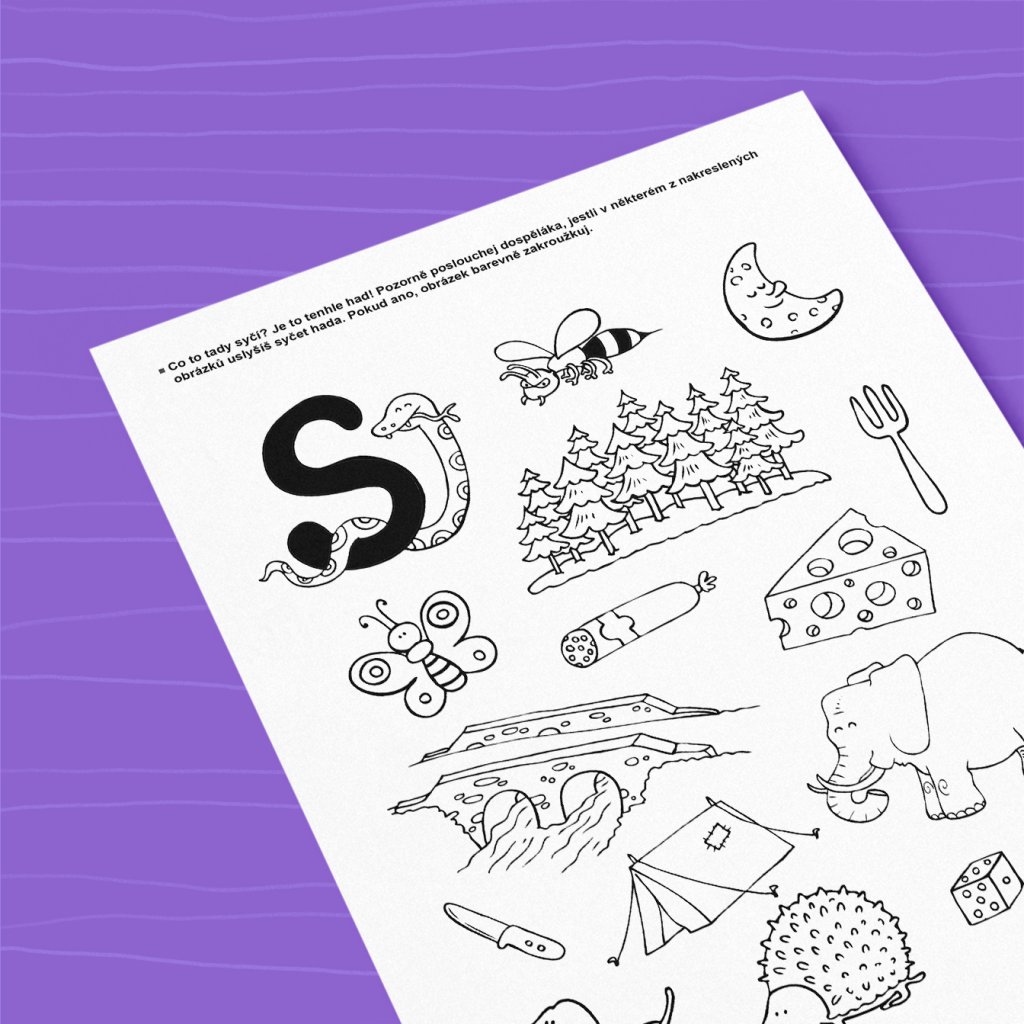 Jak syčí had? – sluchové vnímání