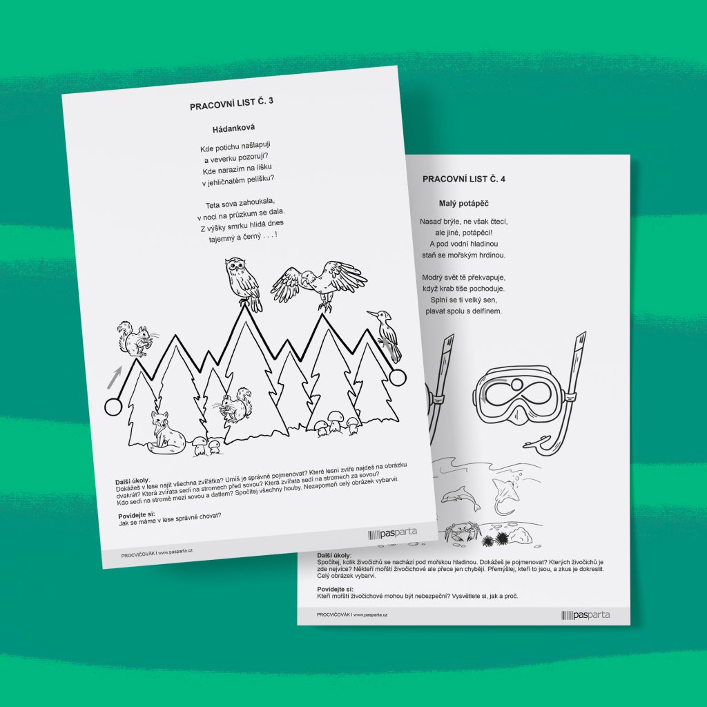 Cvičení k propojování mozkových hemisfér I