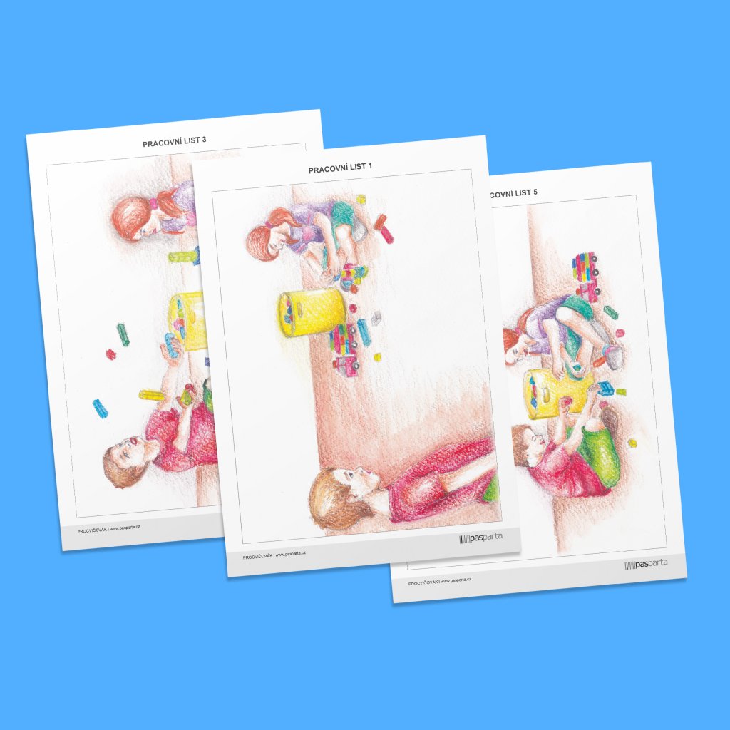 Společná hra s kostkami – kooperace (sociální příběh)