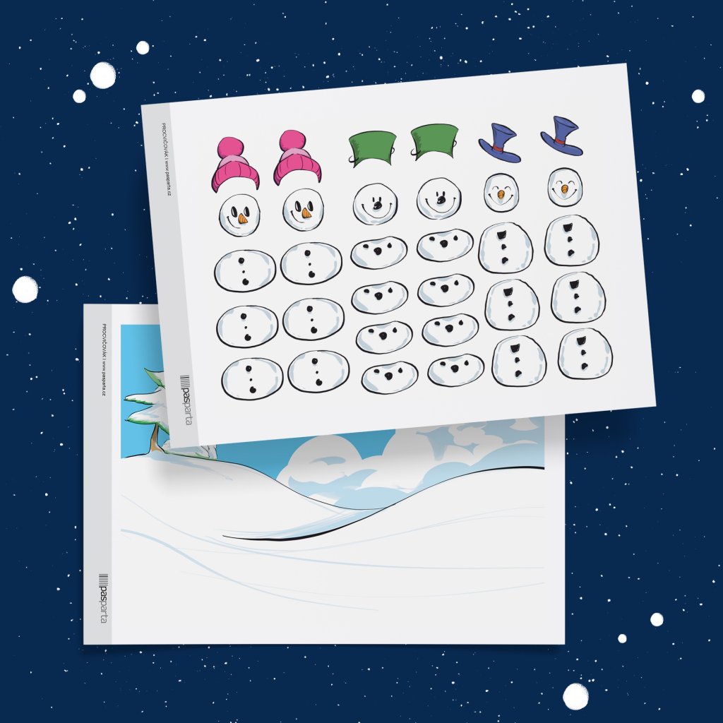 Stavění sněhuláků