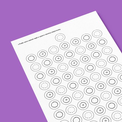 Kruhy a kroužky – zrakové vnímání