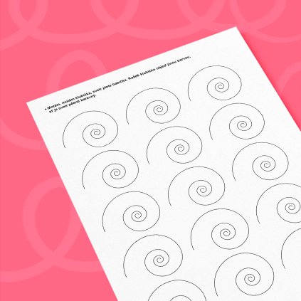 Šneci – grafomotorika