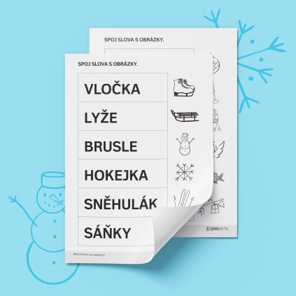 Procvičovak ČTU PÍŠU ROZUMÍM ZIMA obr 1