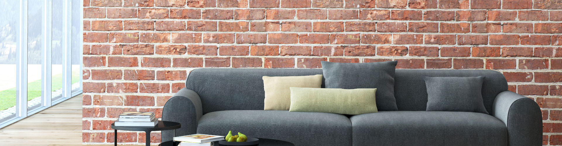 Obklad z cihlových pásků