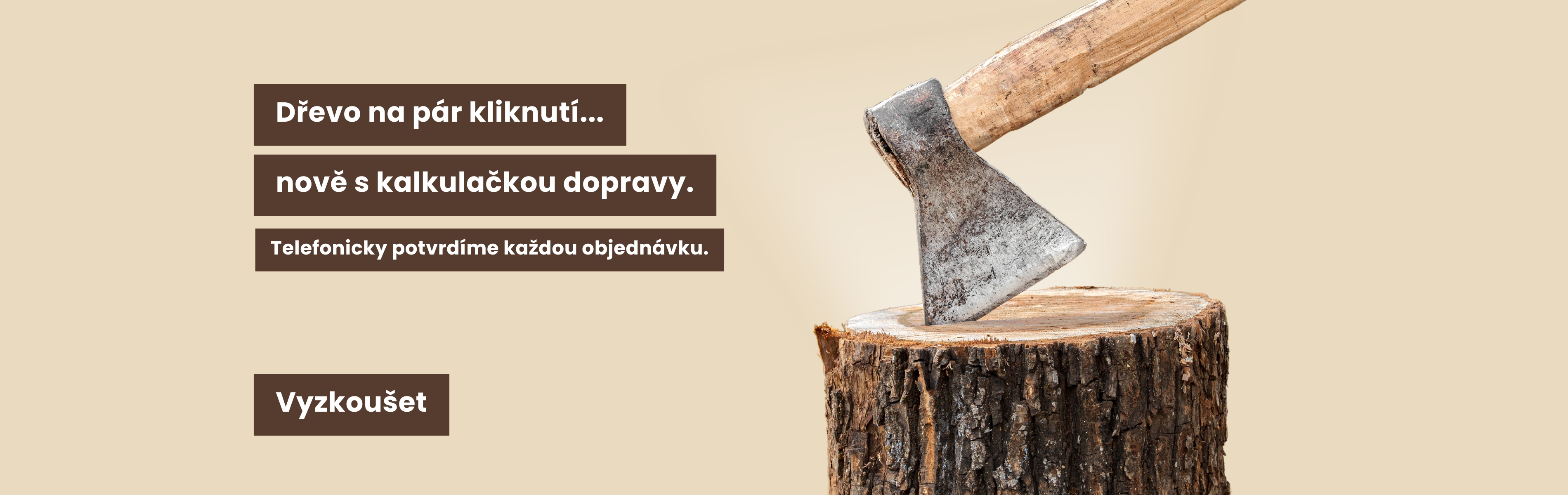 Štípané dřevo