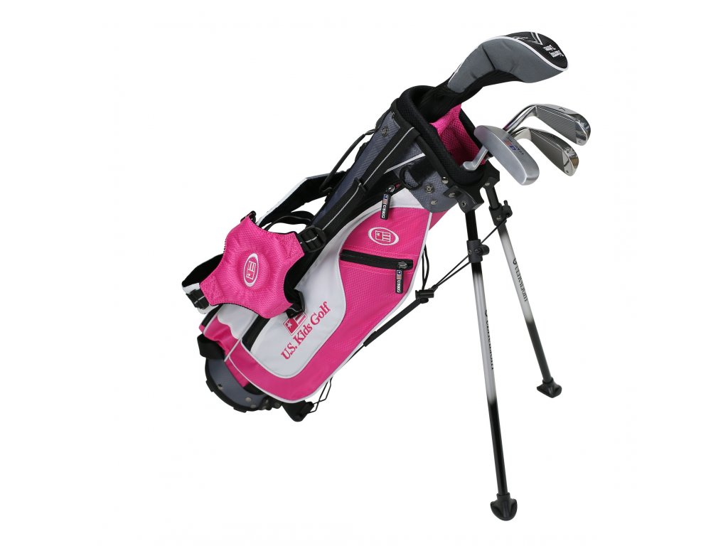 17561 UL45 WT 25 4Club Stand Bag Set pink
