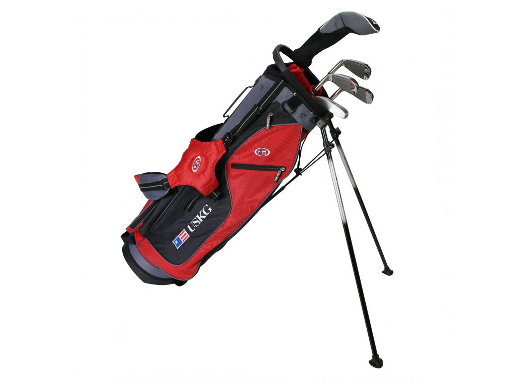 28561 UL63 WT 10 5Club Stand Bag red black grey