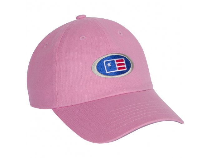 USKG Oval Twill Cap Pink XS/S