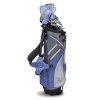 AV Cloud-60 11 Club Stand Bag Set, All Graphite, Grey/White/Blue