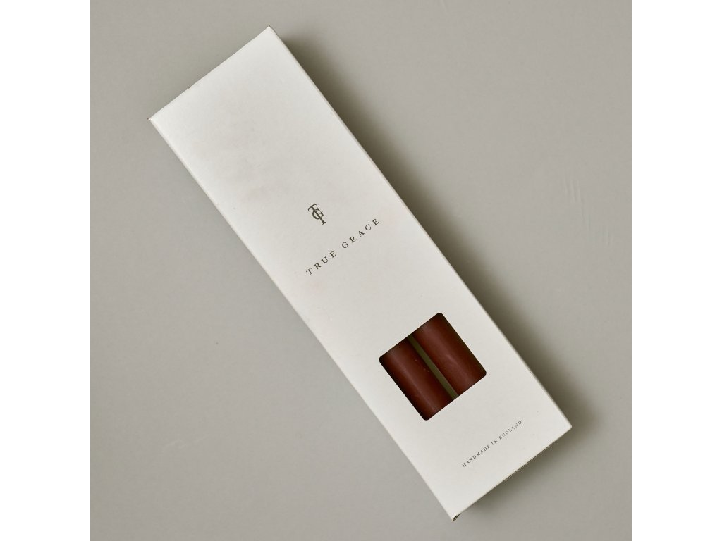Dining Candles BerryRed 12