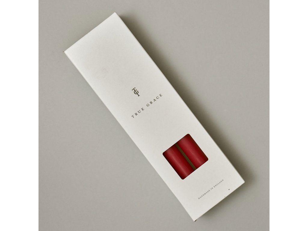 Dining Candles Cerise 12