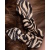 Leather Bow Small On Hair Clip Zebra 7350104901066 02
