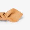 Leather Bow Small On Hair Clip Camel 2 7350104902094