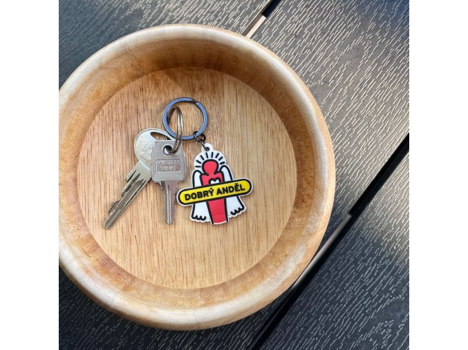 Přívěšek na klíče s logem DA