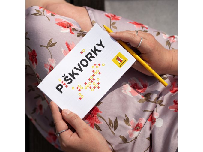 Bloček s cestovní hrou Piškvorky