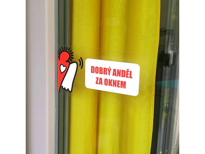 Samolepka zvenku
