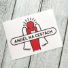 Samolepka Anděl na cestách s logem Dobrý anděl