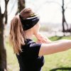 Černá sportovní čelenka Dobrý anděl