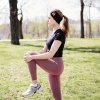 Černá sportovní čelenka Dobrý anděl