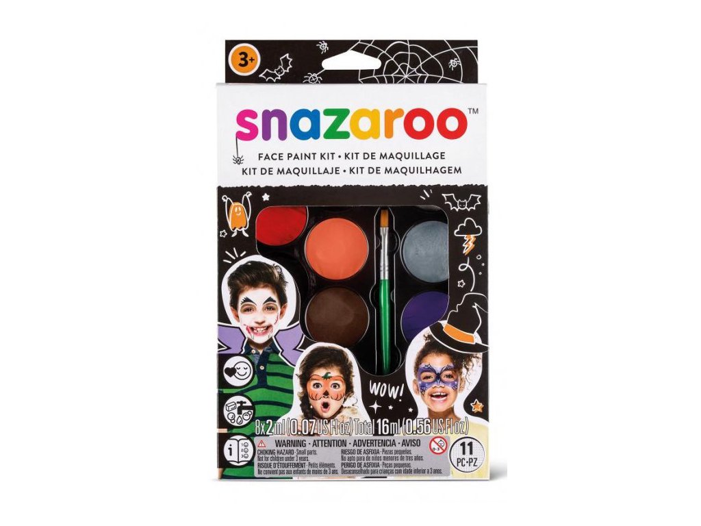Snazaroo velká sada obličejových barev Halloween