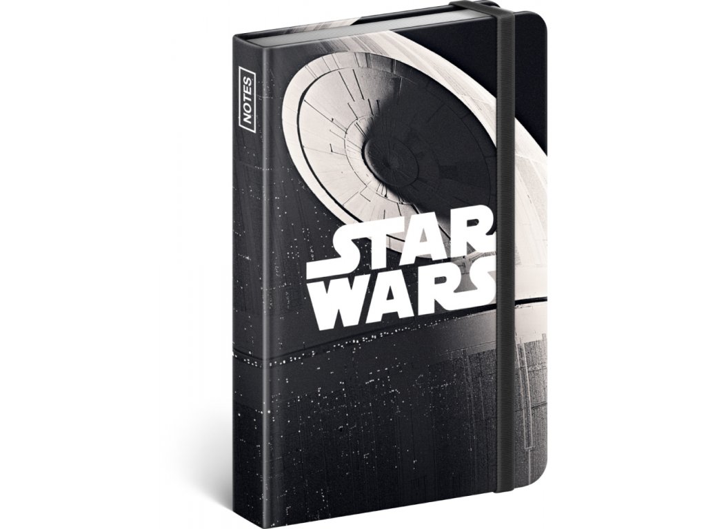 Notes Star Wars – Death Star, linkovaný, 11 × 16 cm