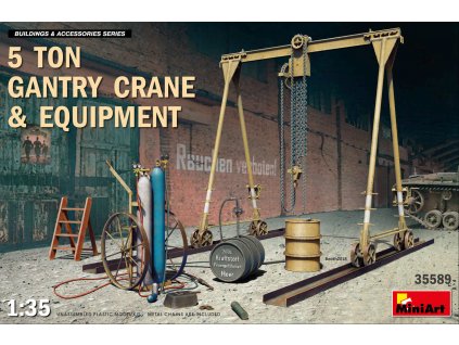 1/35 5 Ton Gantry Crane & Equipment