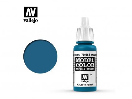 Akrylová barva Vallejo Model Color 70963 Medium Blue (17ml)