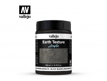 Vallejo Diorama Effects 26214 Black Lava-Asphalt (200ml)