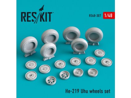 He-219 "Uhu" wheels set (1/48)