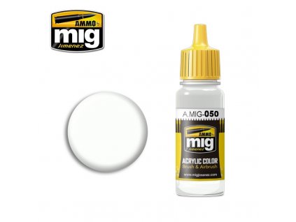 ACRYLIC COLOR Matt White Acrylic Paints (17 ml)