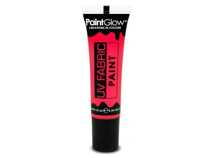 Barvy na textil UV neon 13 ml - červená (Neon red)