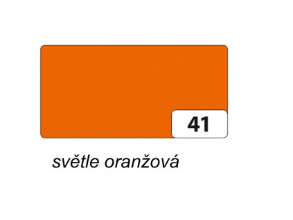 Barevný papír A4 130g - 1 arch - světle oranžová